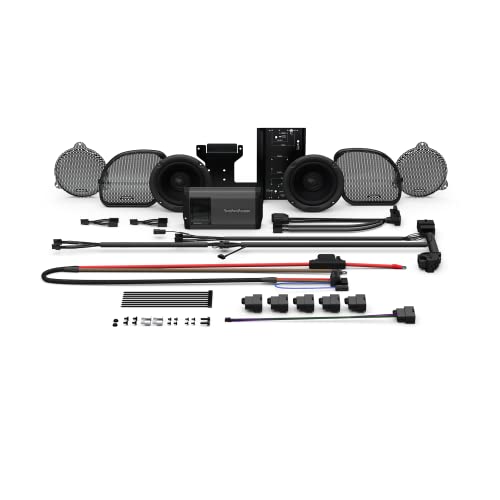 Rockford Fosgate HD14-STG2 Fairing Speakers and 800-Watt Amplifier Kit for Select 2014+ Harley Davidson Road Glide & Street Glide Motorcycles Rockford Fosgate HD14-STG2 Fairing Speakers and 800-Watt Amplifier Kit for Select 2014+ Harley Davidson Road Glide & Street Glide Motorcycles